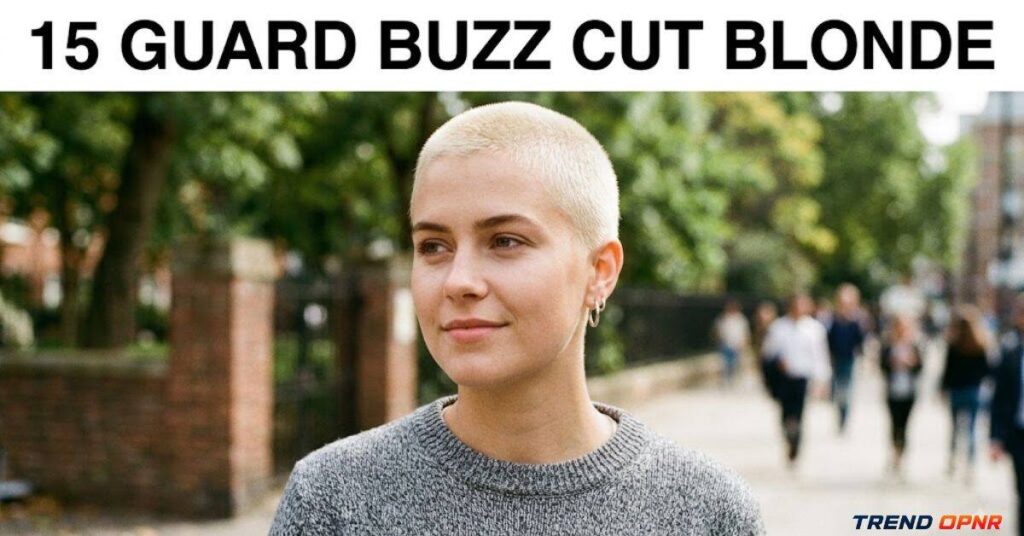 15 Guard Buzz Cut Blonde