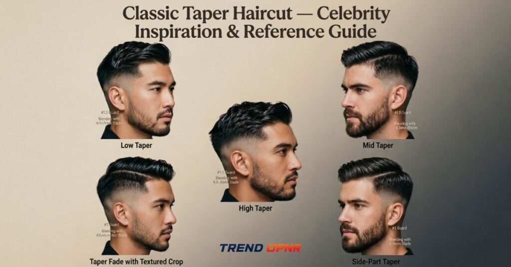 Classic taper haircut: Celebrity inspiration and reference guide