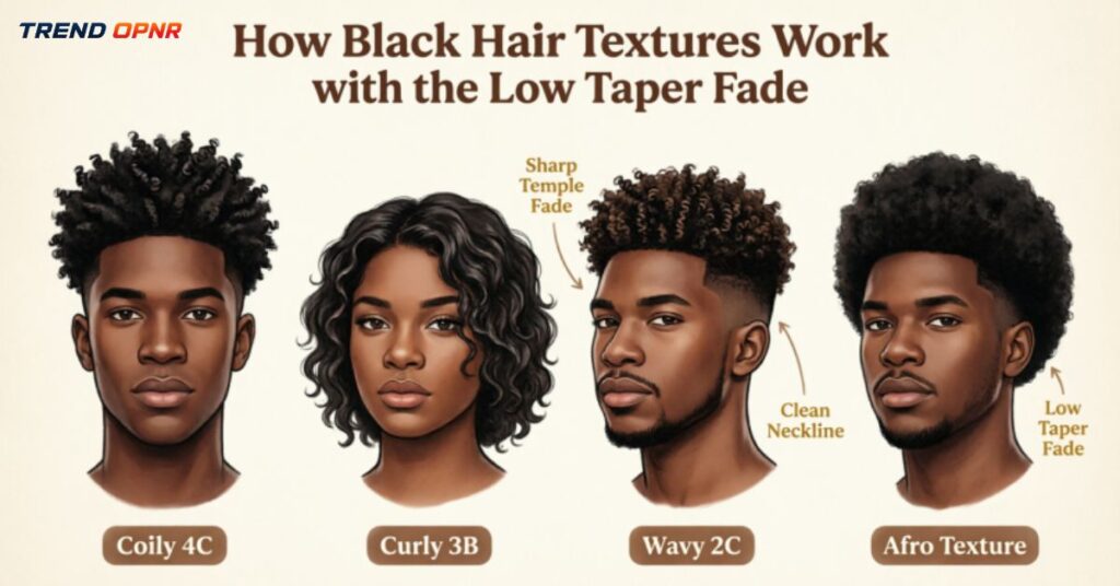 How Black Hair Textures Work with the Low Taper Fade
