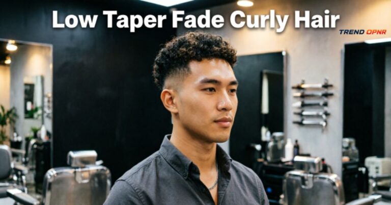 Low Taper Fade Curly Hair