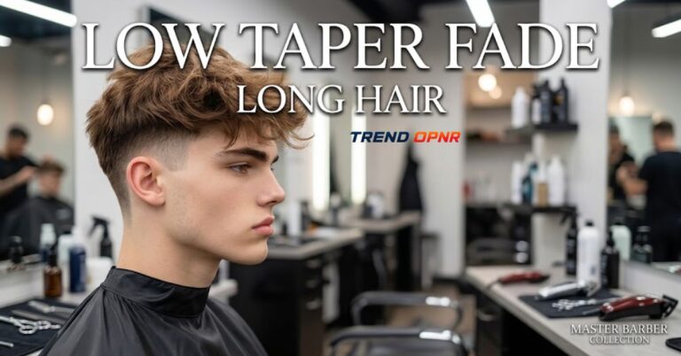 Low Taper Fade Long Hair