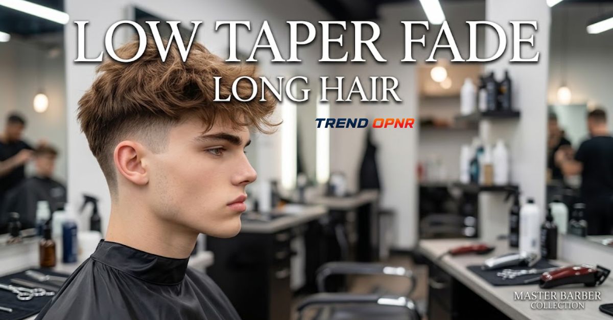 Low Taper Fade Long Hair
