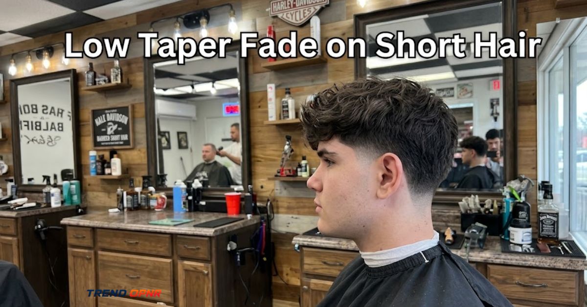 Low Taper Fade on Short Hair