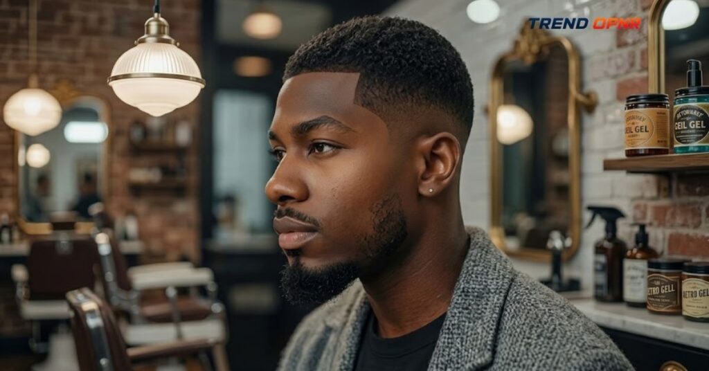 Textured Crop with Mid Taper Fade