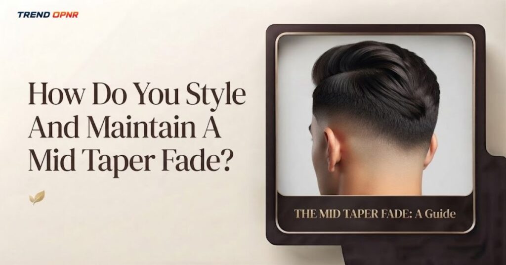 How Do You Style And Maintain A Mid Taper Fade?