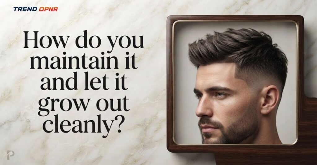 How do you maintain it and let it grow out cleanly?