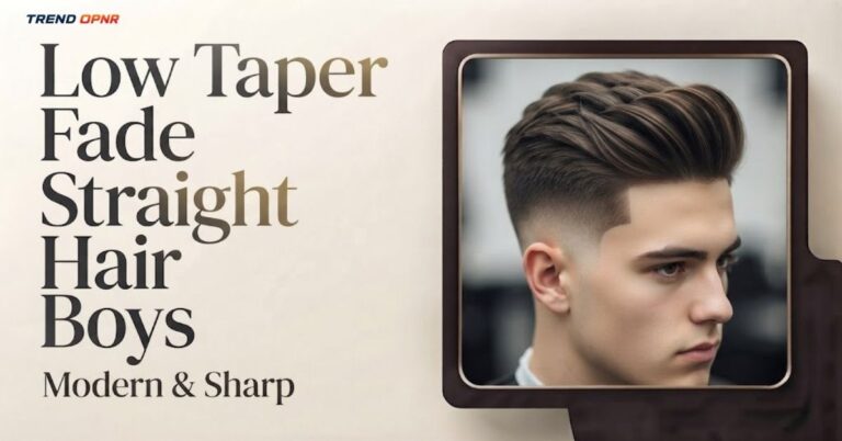 Low Taper Fade Straight Hair Boys