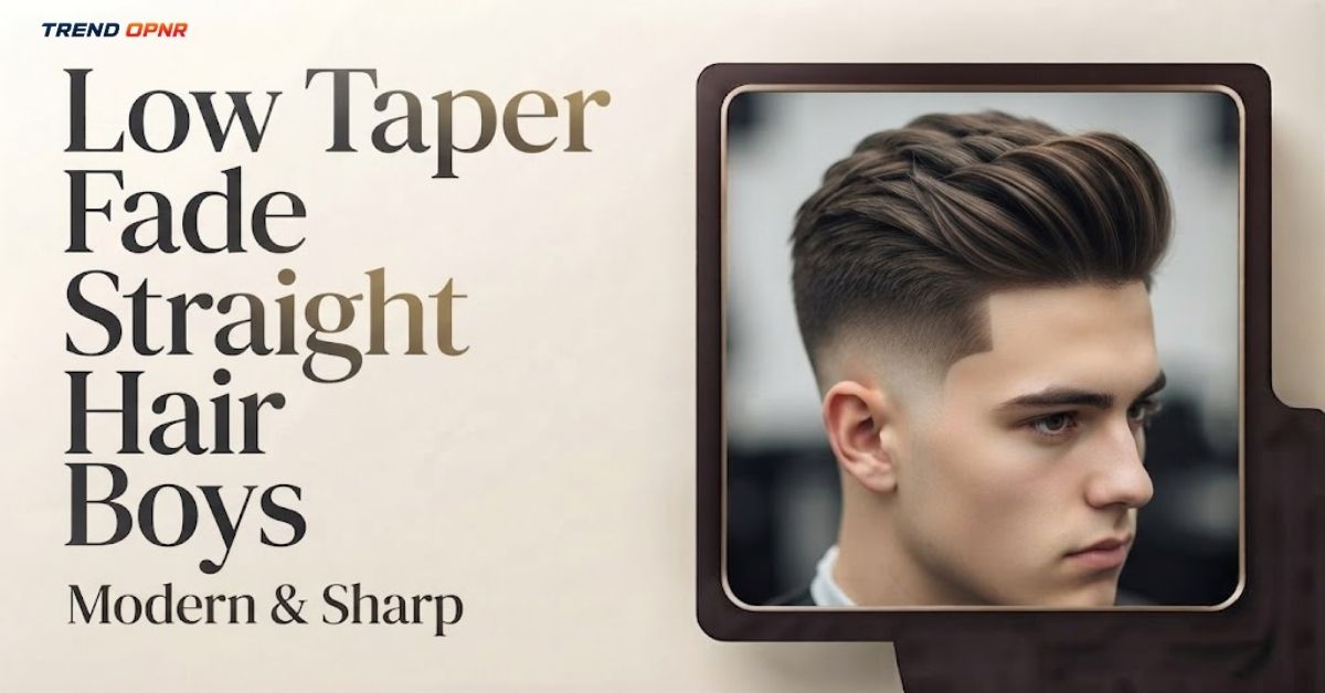 Low Taper Fade Straight Hair Boys
