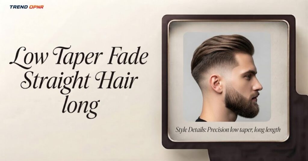 Low Taper Fade Straight Hair long