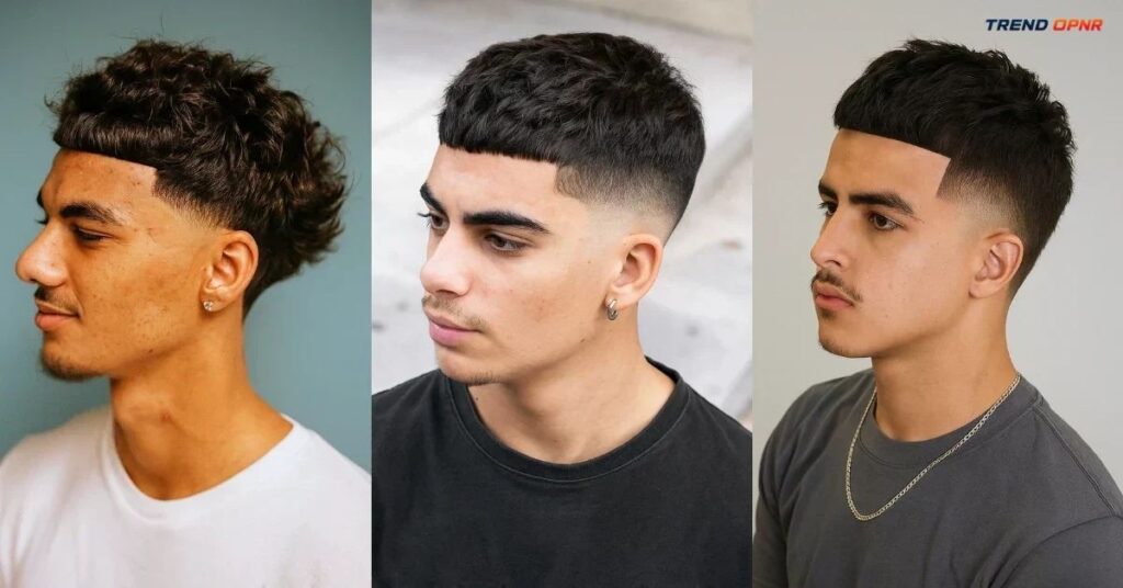 Textured Fringe Low Taper vs Edgar Haircut