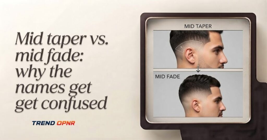Mid taper vs. mid fade: why the names get confused